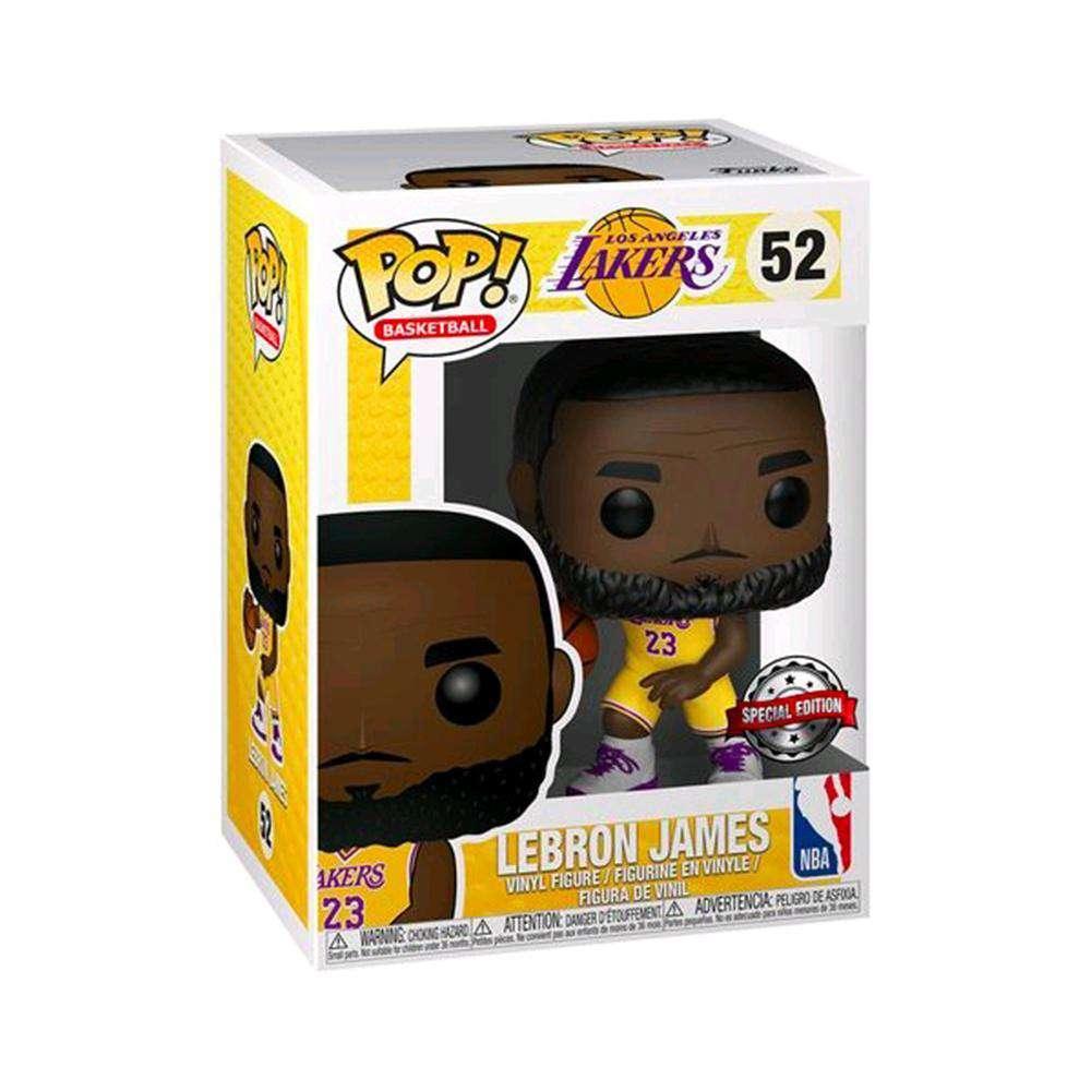 Funko Figures LeBron James Los Angeles Lakers Funko NBA Pop 52 Figure - Yellow