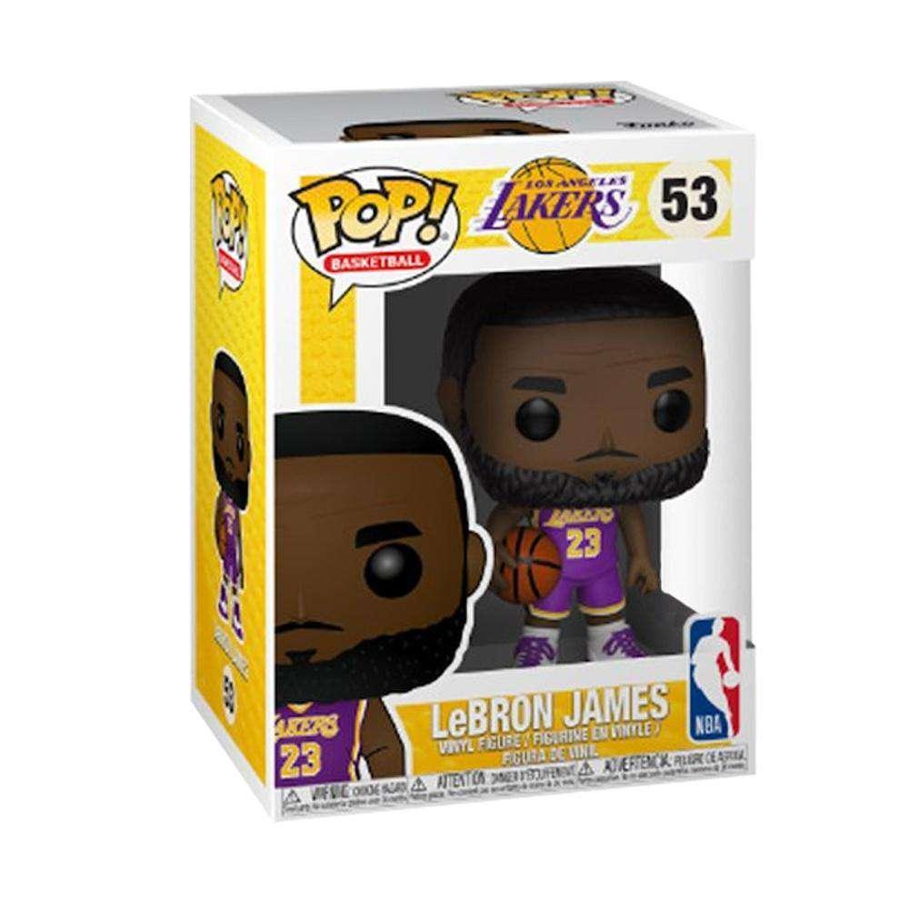 Funko Figures LeBron James Los Angeles Lakers Funko NBA Pop 53 Figure - Purple