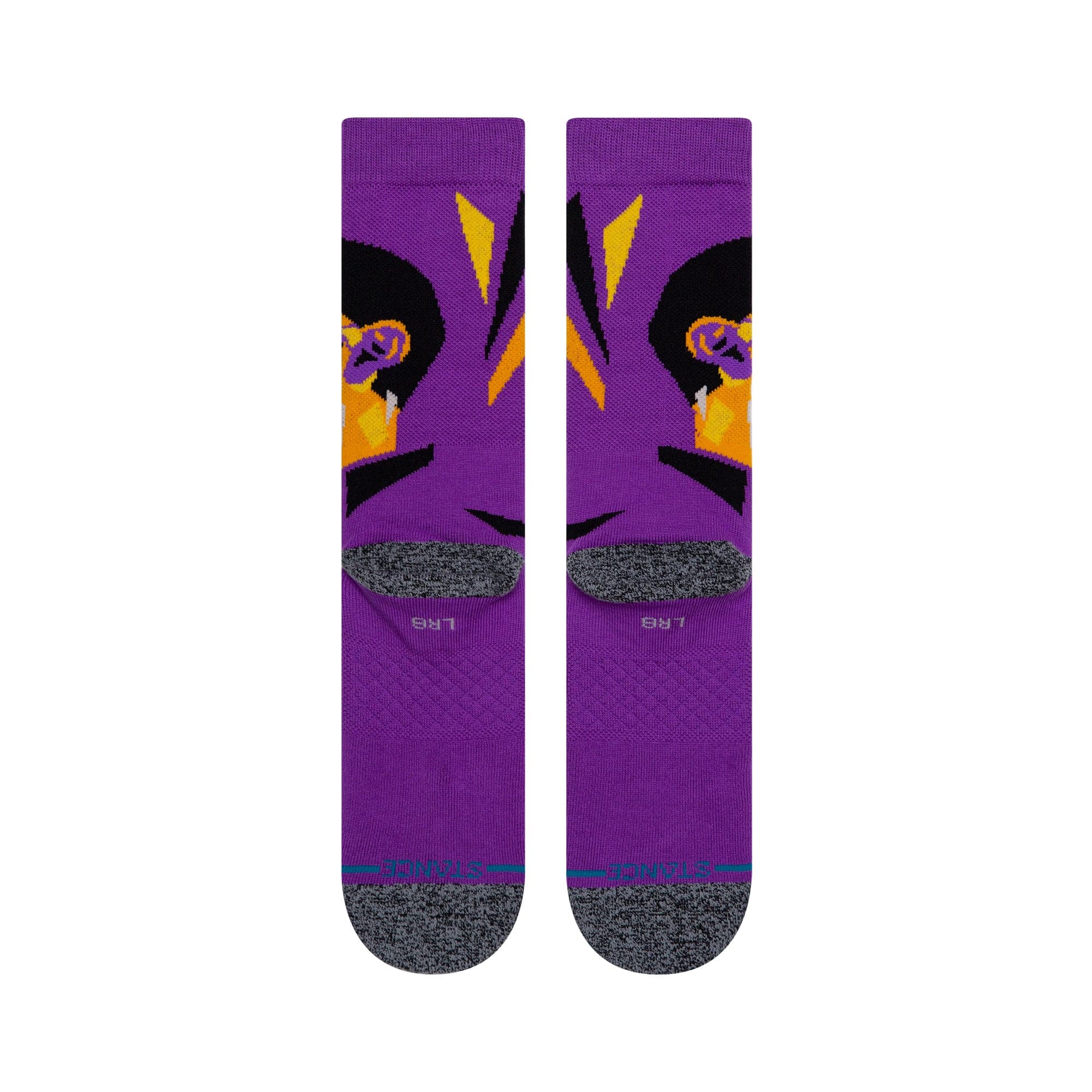 Stance Socks LeBron James Los Angeles Lakers Stance NBA Profiler Player Crew Socks