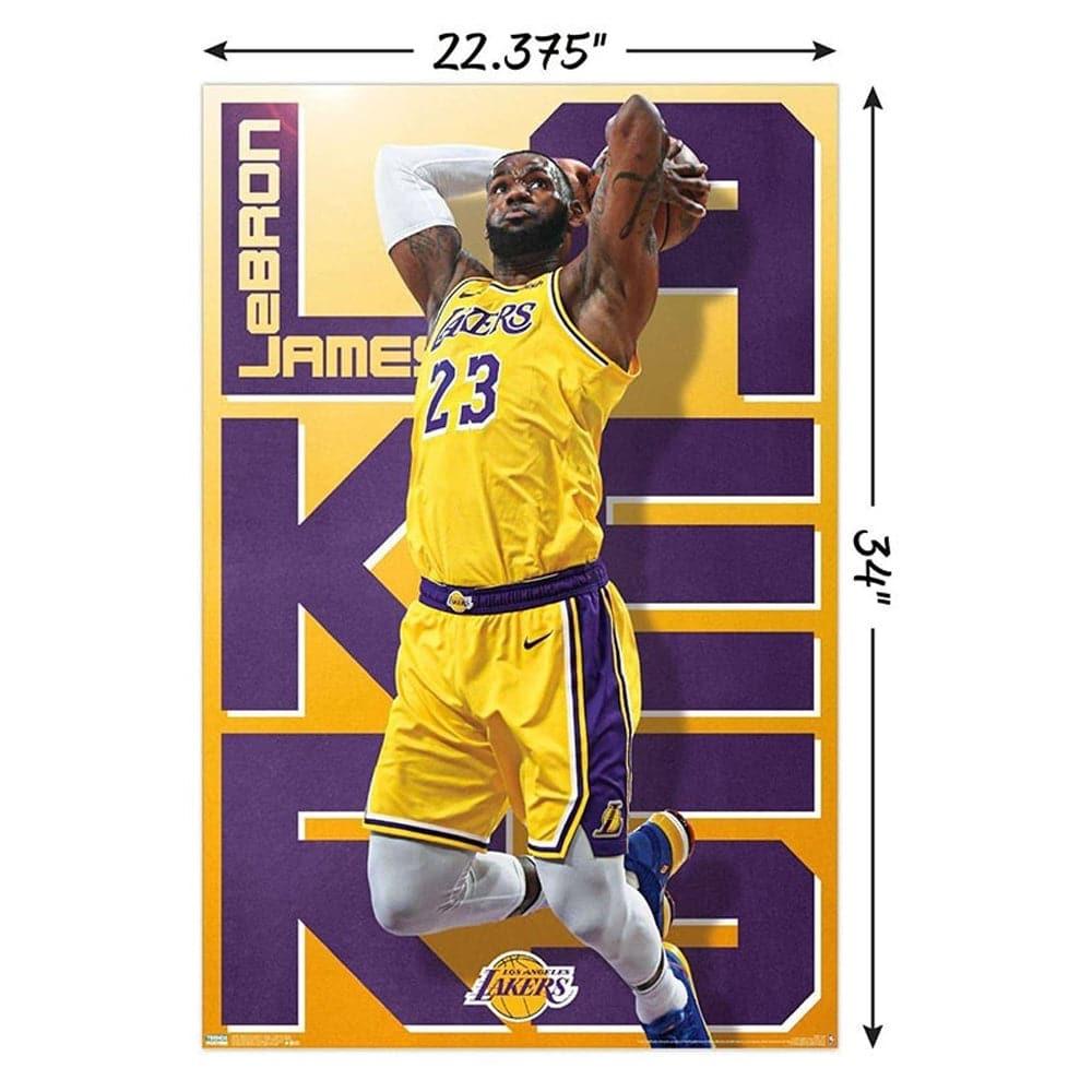 Trends International Posters Lebron James Los Angeles Lakers Trends NBA 57 x 86cm Poster