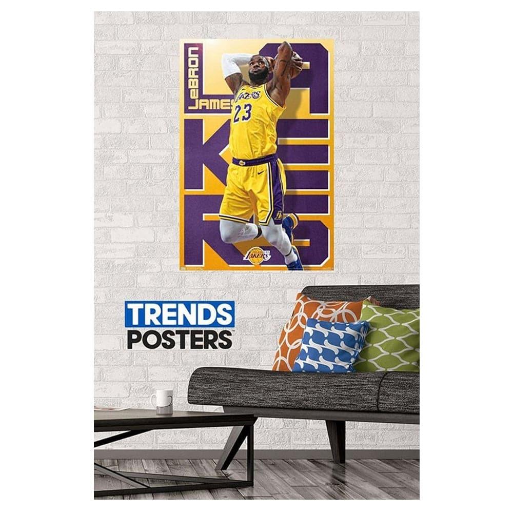 Trends International Posters Lebron James Los Angeles Lakers Trends NBA 57 x 86cm Poster