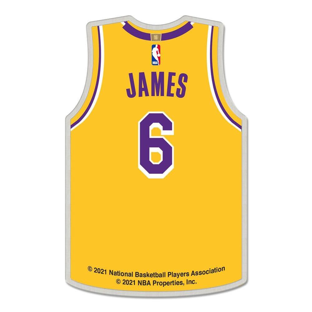 Wincraft Accessories LeBron James Los Angeles Lakers Wincraft NBA Jersey Collector Enamel Pin