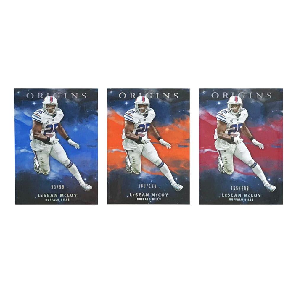 Panini Cards LeSean McCoy Buffalo Bills Panini NFL 3 Numbered Origins Card Set