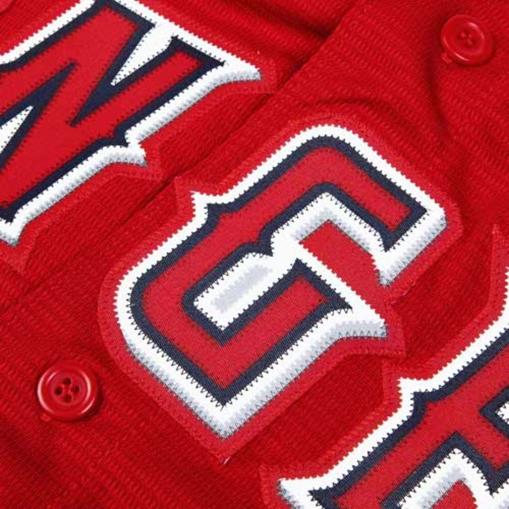 Majestic Athletic Jerseys Los Angeles Angels Majestic MLB AC Cool Base Replica Jersey - Red
