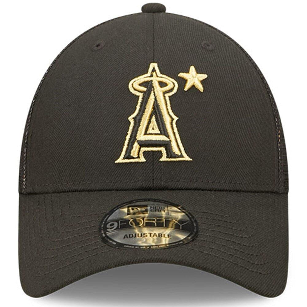 New Era Caps Los Angeles Angels New Era MLB 2022 All-Star Game 9FORTY Trucker Snapback Hat - Black