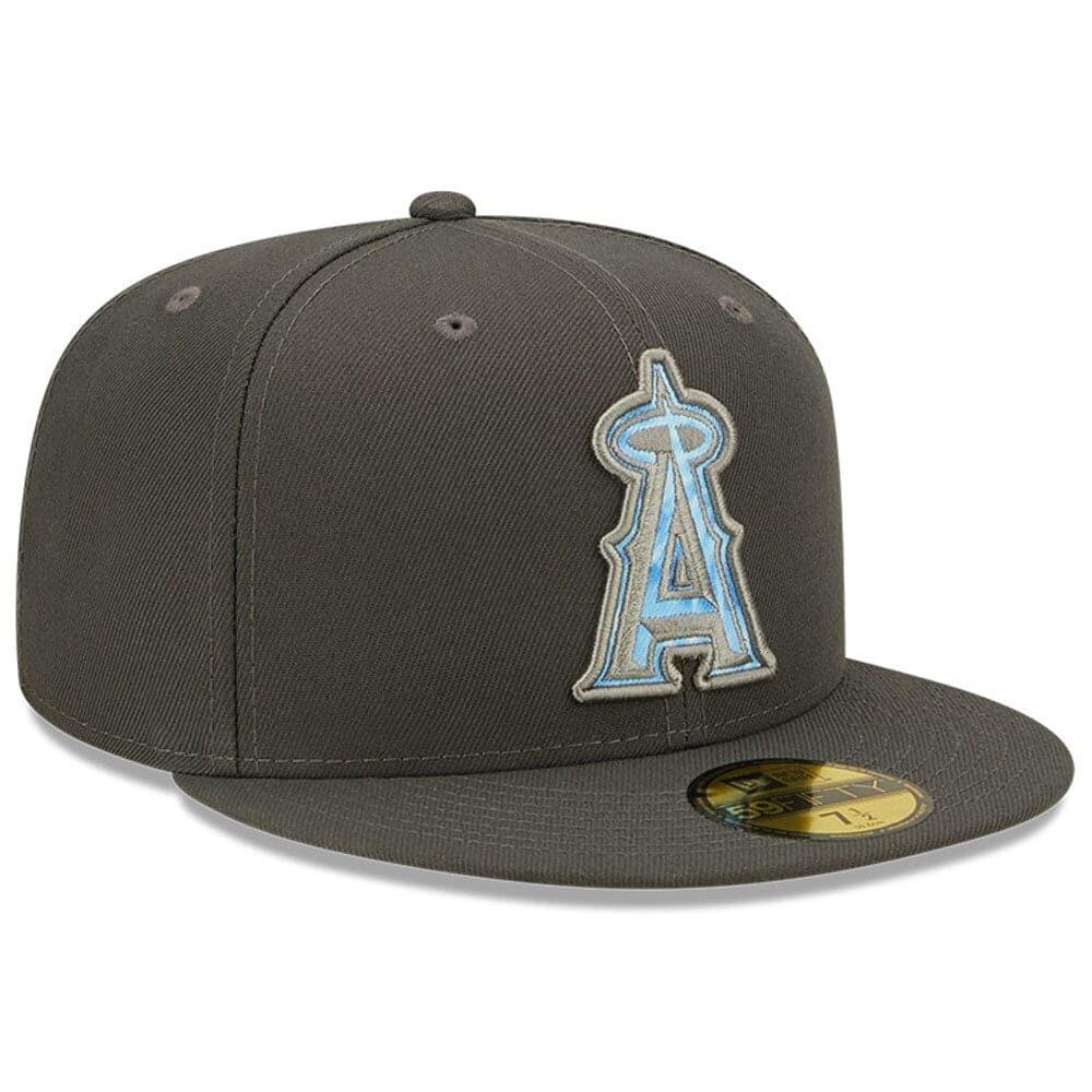 New Era Caps Los Angeles Angels New Era MLB 2022 Fathers Day 59FIFTY Fitted Hat - Graphite