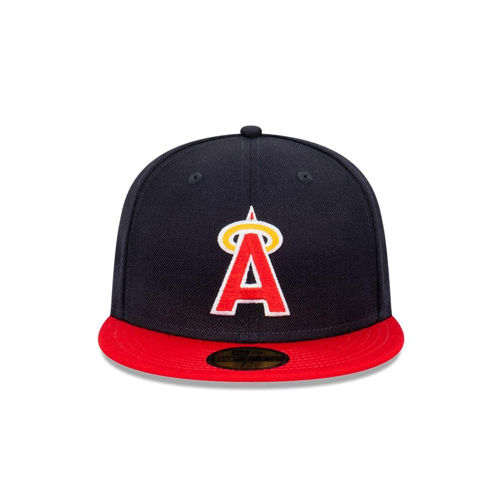 New Era Caps Los Angeles Angels New Era MLB Cooperstown 59FIFTY Fitted Hat - Navy