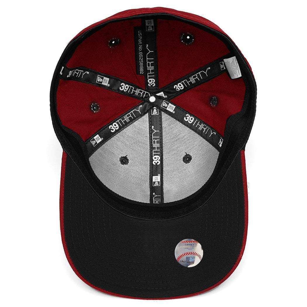 New Era Caps Los Angeles Angels New Era MLB Team Classic 39THIRTY Curve Hat - Red