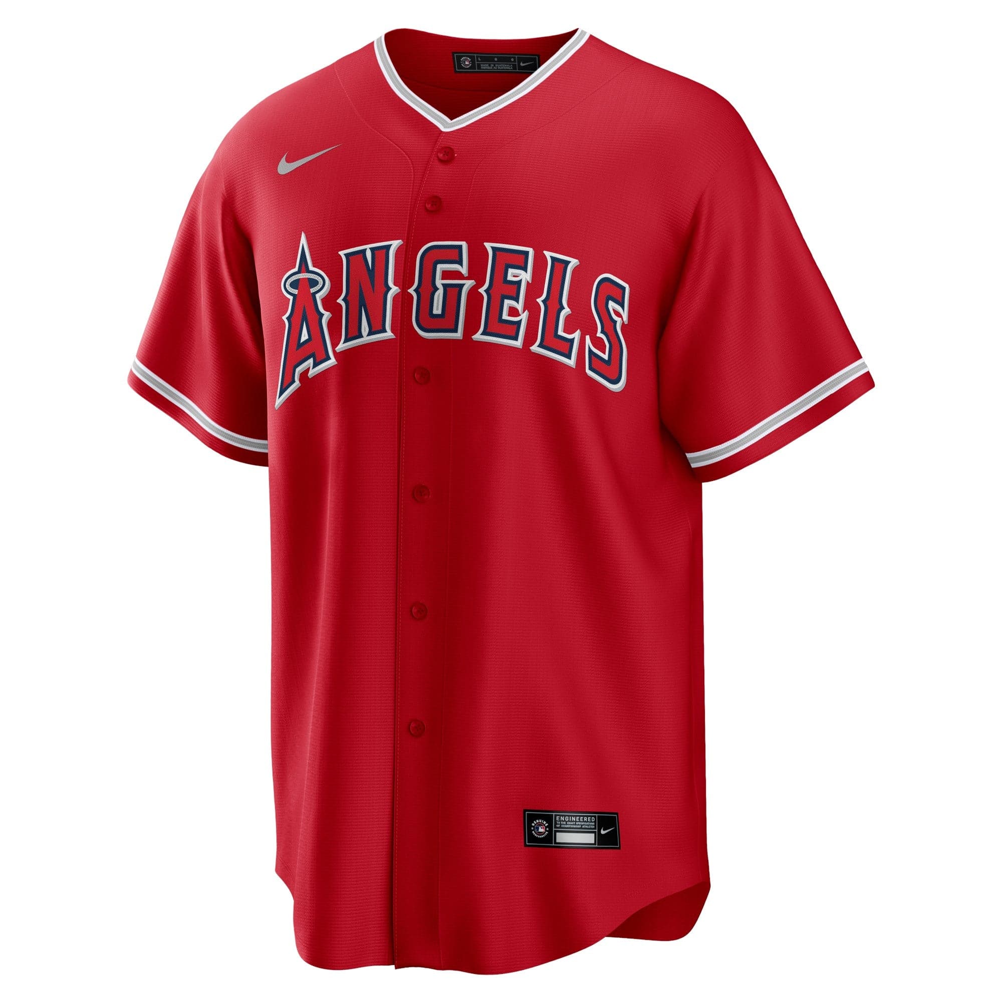 Nike Jerseys Los Angeles Angels Nike MLB Road Replica Jersey - Red