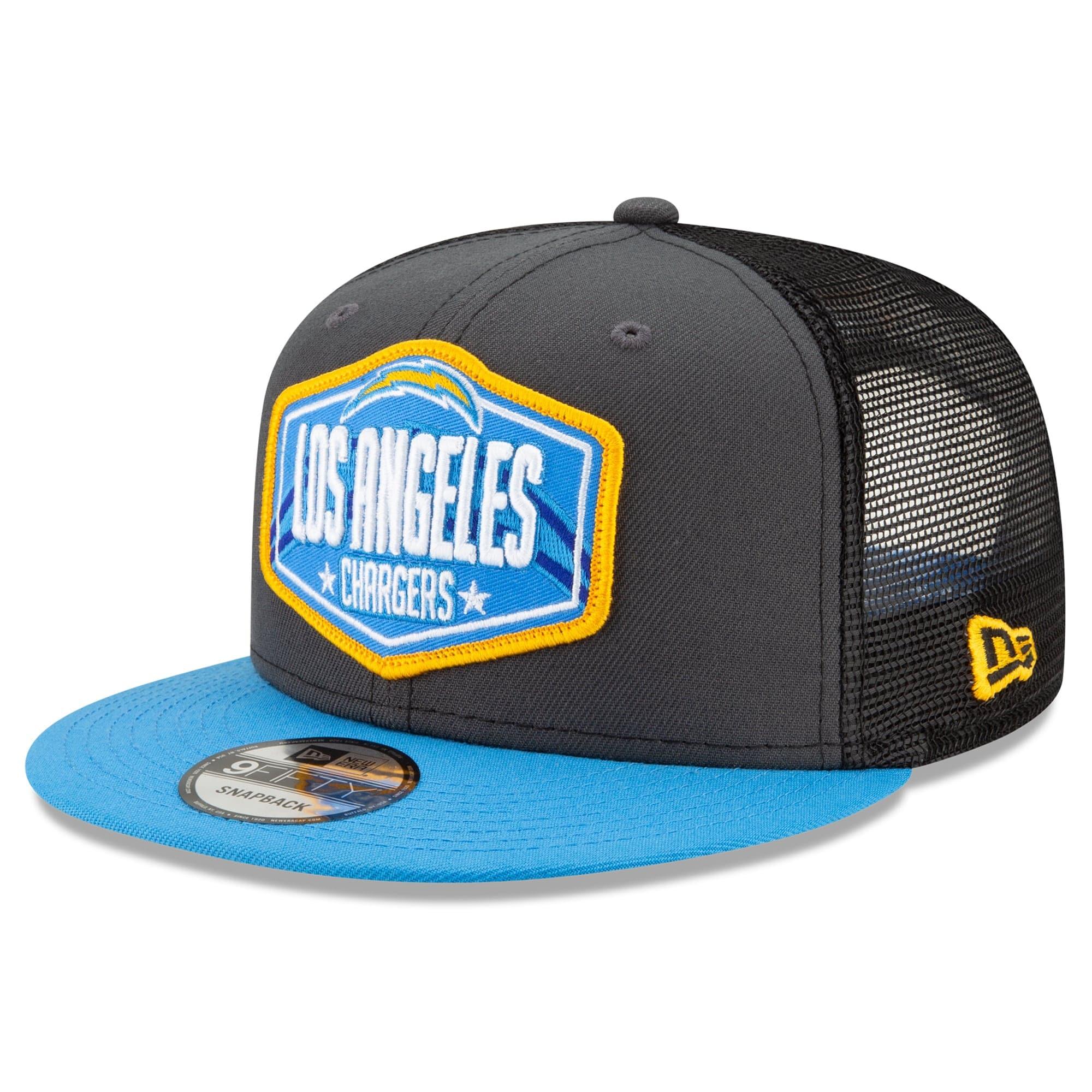 New Era Caps Los Angeles Chargers New Era 2021 NFL Draft 9FIFTY Snapback Hat - Graphite