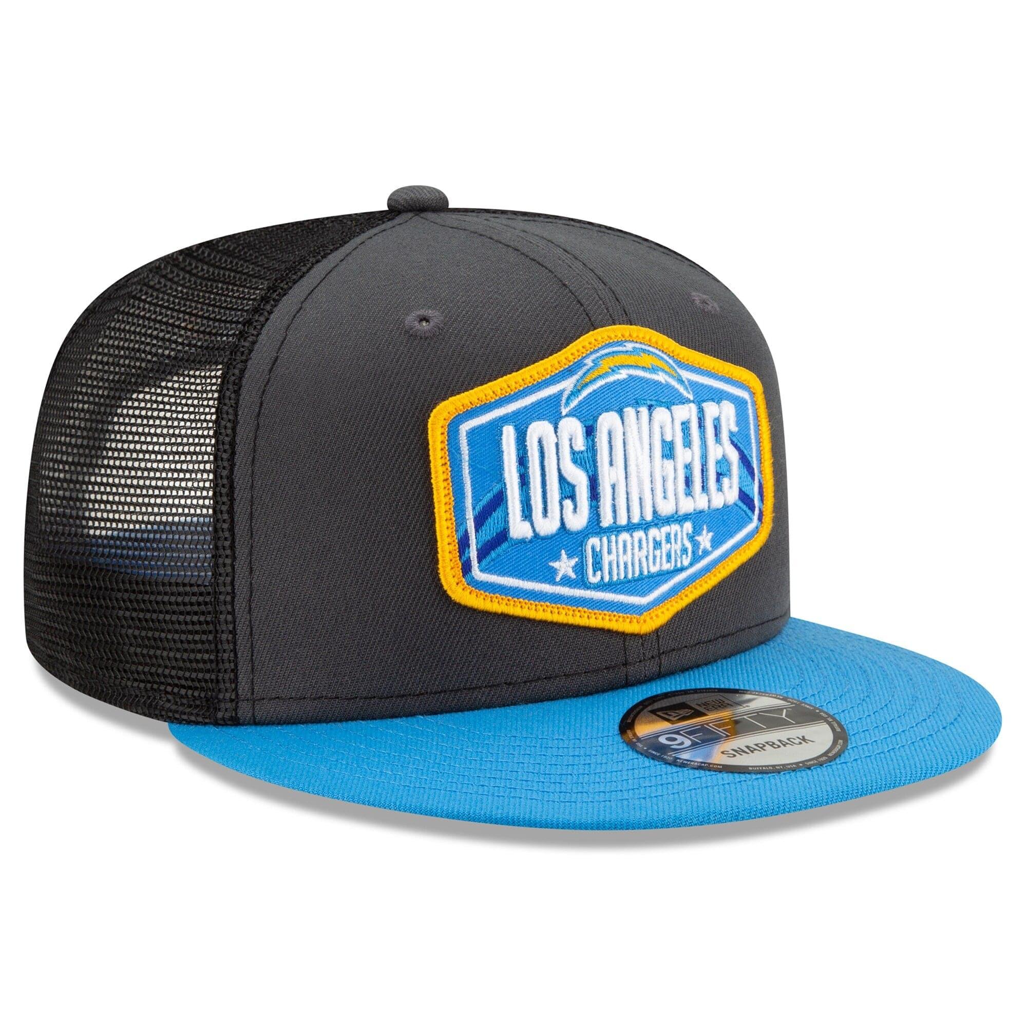 New Era Caps Los Angeles Chargers New Era 2021 NFL Draft 9FIFTY Snapback Hat - Graphite