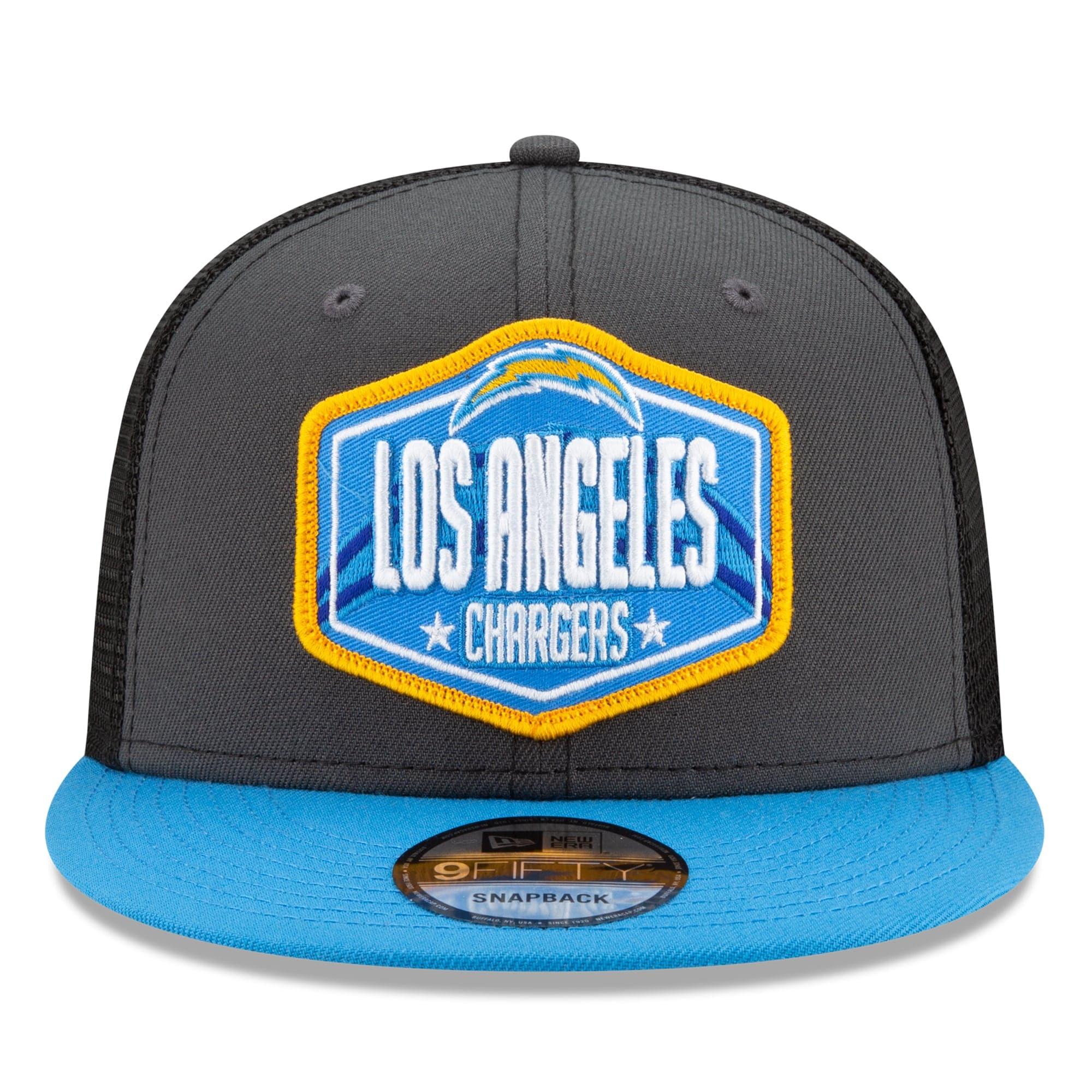 New Era Caps Los Angeles Chargers New Era 2021 NFL Draft 9FIFTY Snapback Hat - Graphite