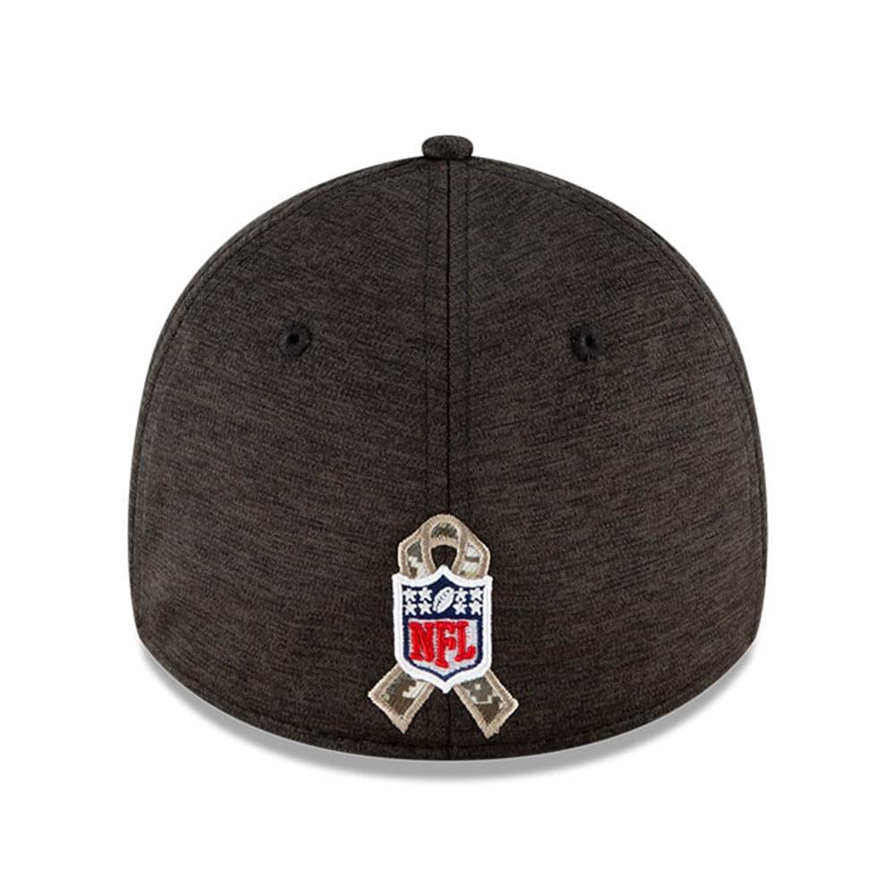 New Era Caps Los Angeles Chargers New Era NFL 2020 Sideline 39THIRTY Flex Fit Curve Hat - Black