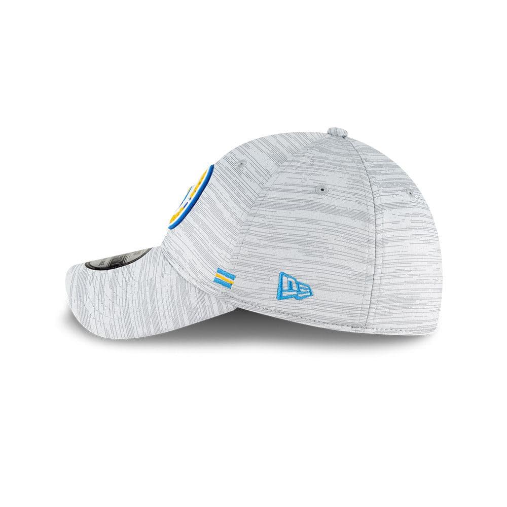 New Era Caps Los Angeles Chargers New Era NFL 2020 Sideline 39THIRTY Flex Fit Curve Hat - Grey