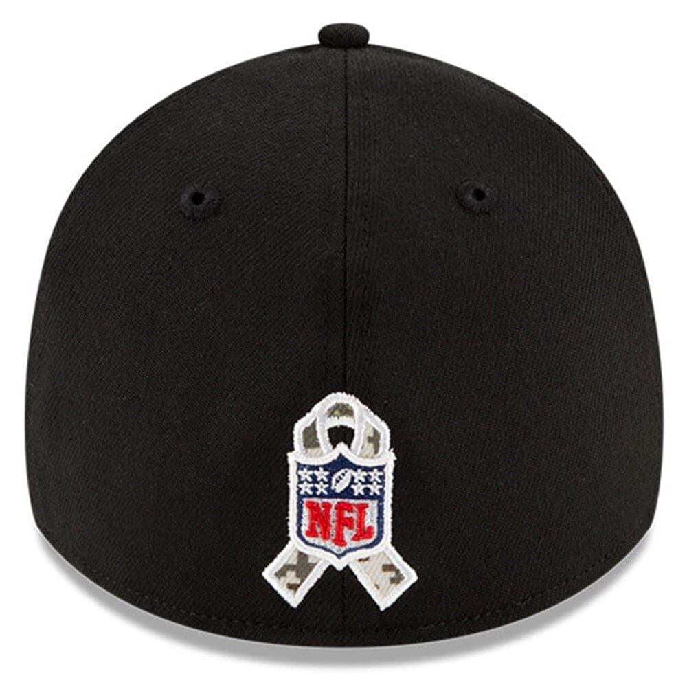 New Era Caps Los Angeles Chargers New Era NFL 2021 Salute To Service 39THIRTY Flex Fit Hat - Black