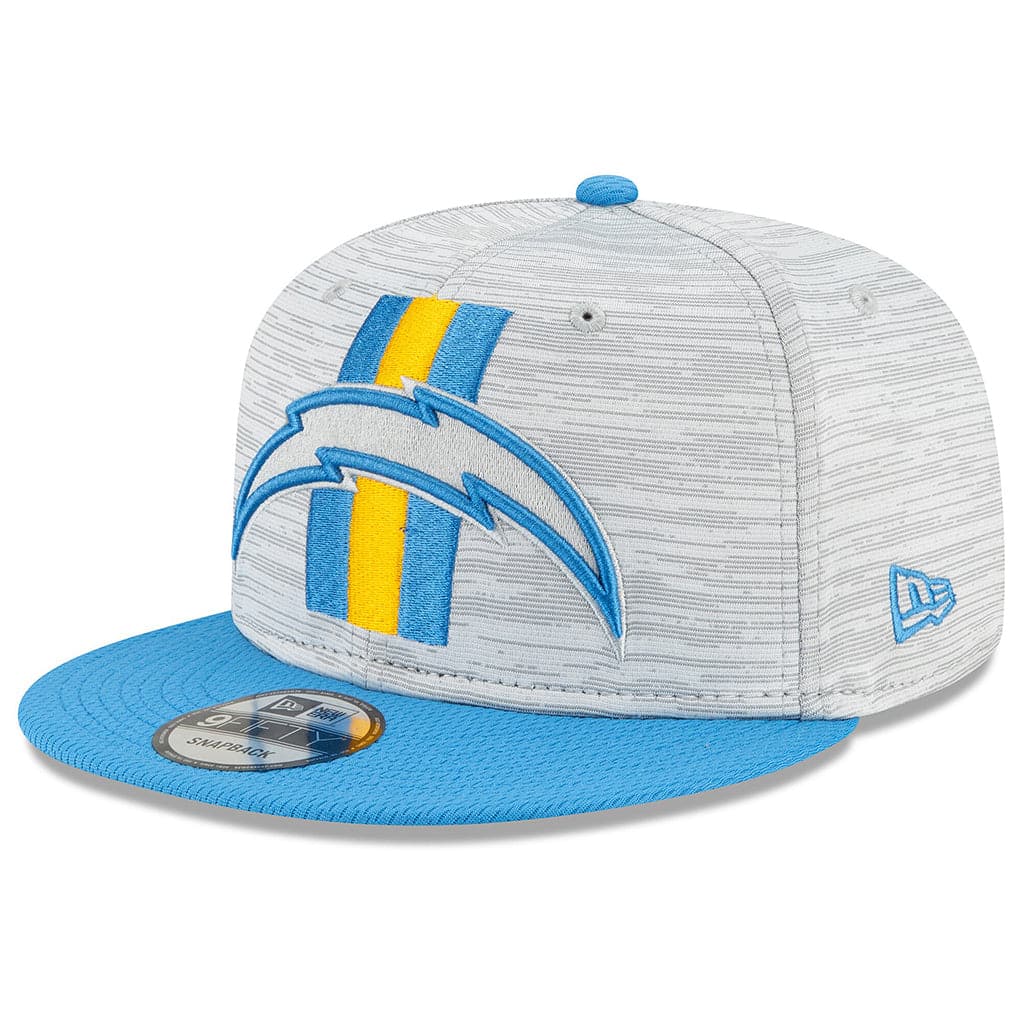 New Era Caps Los Angeles Chargers New Era NFL 2021 Training Camp 9FIFTY Snapback Hat - Grey