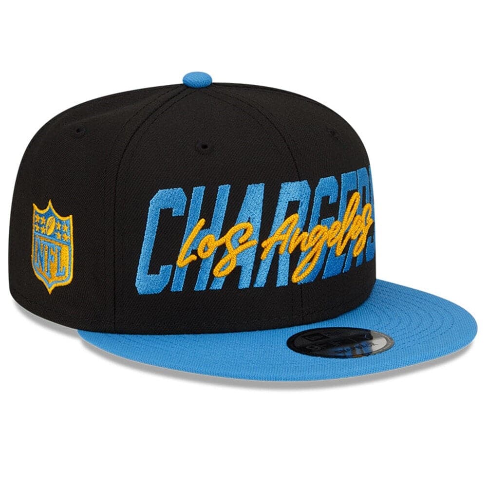 New Era Caps Los Angeles Chargers New Era NFL 2022 Draft On-Stage 9FIFTY Snapback Hat - Black