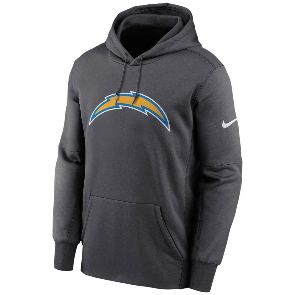 Nike Jumpers Los Angeles Chargers Nike NFL Prime Logo Therma Hoodie Jumper - Anthracite