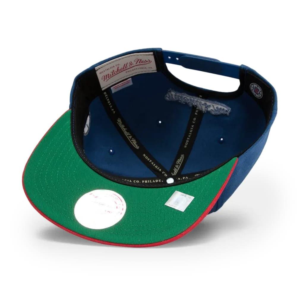 Mitchell And Ness Caps Los Angeles Clippers Mitchell & Ness NBA 2T Vintage Arch Deadstock Snapback Hat - Blue