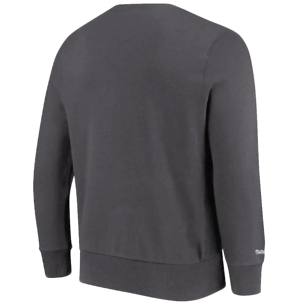 Mitchell And Ness Jumpers Los Angeles Clippers Mitchell & Ness NBA HWC Throwback Logo Crew Jumper - Grey