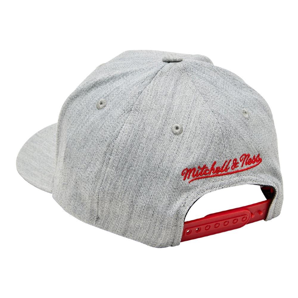 Mitchell And Ness Caps Los Angeles Clippers Mitchell & Ness NBA Team Curve Snapback Hat - Heather Grey