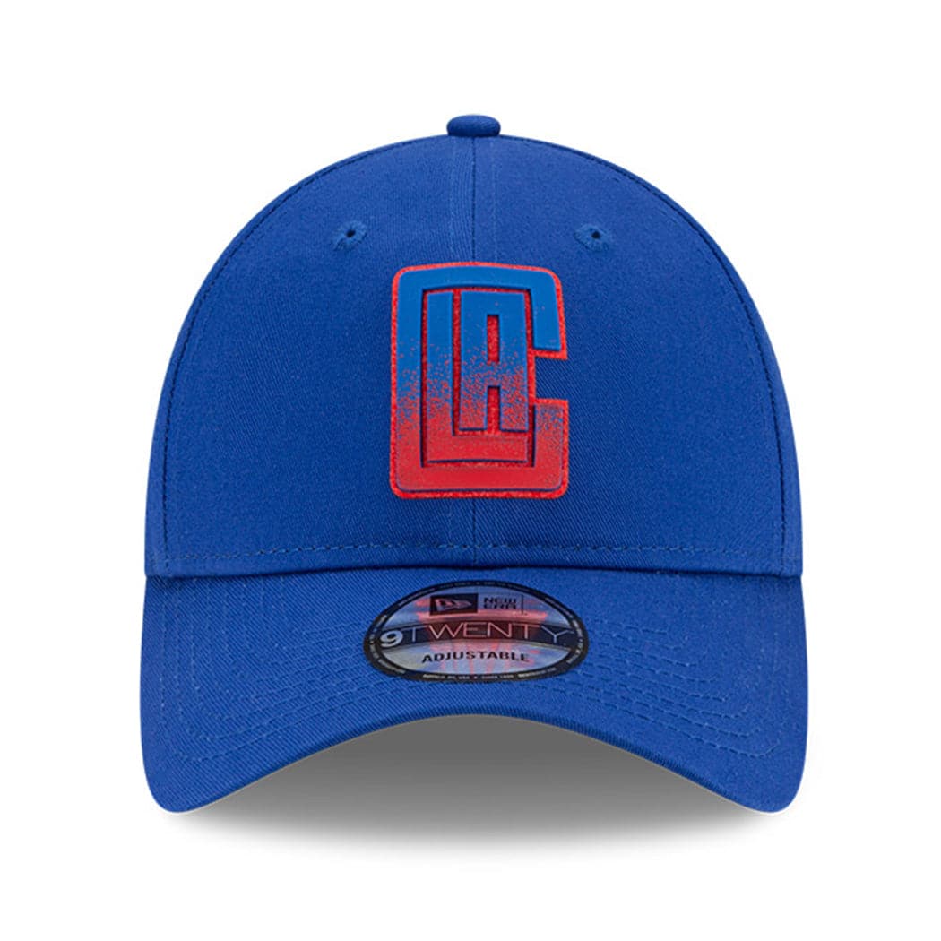New Era Caps Los Angeles Clippers New Era NBA 2021 Back Half 9TWENTY Curved Hat - Blue