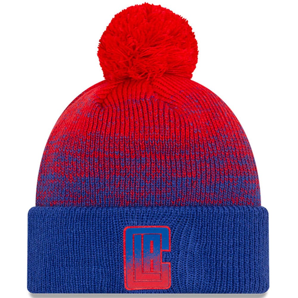 New Era Beanies Los Angeles Clippers New Era NBA Back Half Knit Beanie - Blue