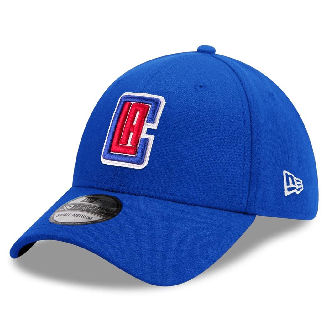 New Era Caps Los Angeles Clippers New Era NBA Team 39THIRTY Flex Fit Curve Hat - Blue