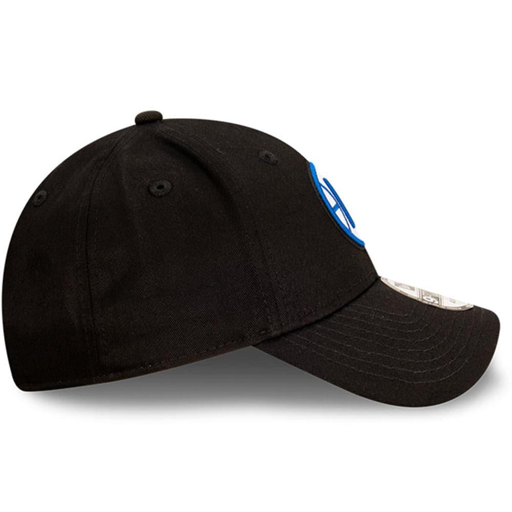 New Era Caps Los Angeles Clippers New Era NBA Team Stripes 9FORTY Cloth Strap Curve Hat - Black