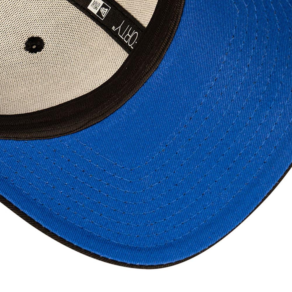New Era Caps Los Angeles Clippers New Era NBA Team Stripes 9FORTY Cloth Strap Curve Hat - Black