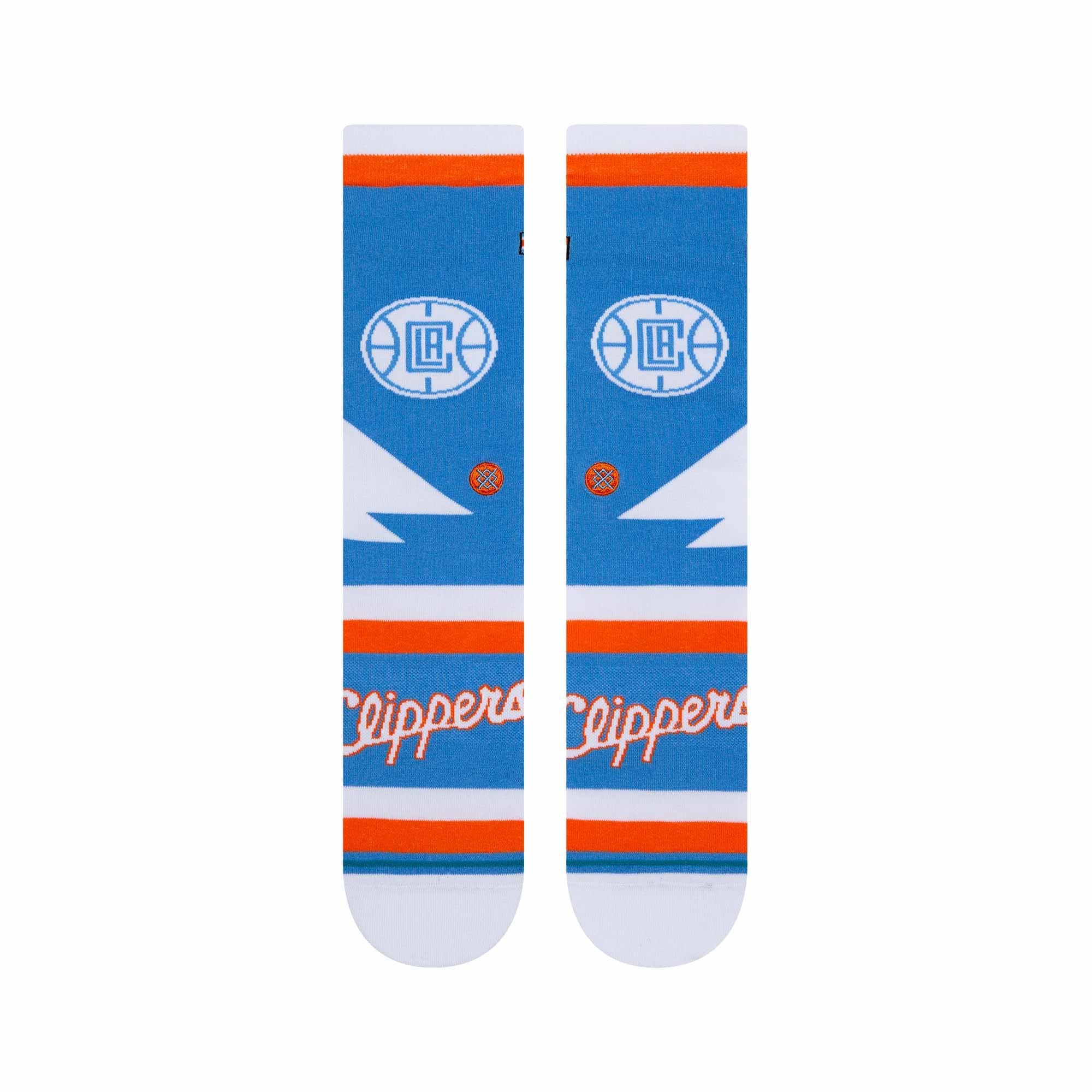 Stance Socks Large (9-12 US) Los Angeles Clippers Stance NBA 21-22 City Edition Crew Socks - Blue