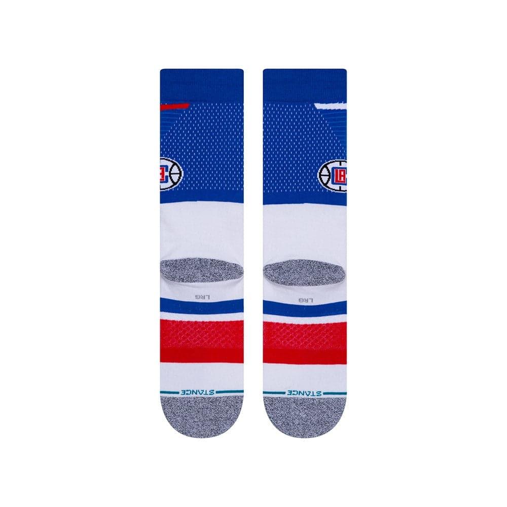 Stance Socks Los Angeles Clippers Stance NBA Shortcut 2 Crew Socks - Blue