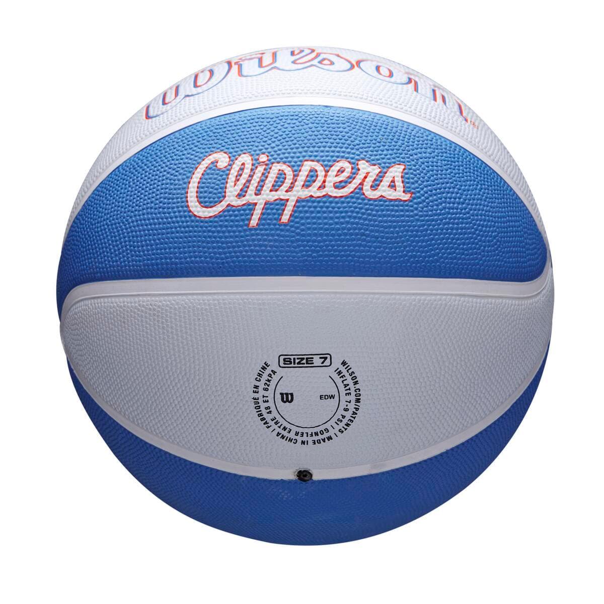 Wilson Sporting Goods Balls Los Angeles Clippers Wilson NBA 21-22 City Edition Full Size Basketball Ball - Size 7
