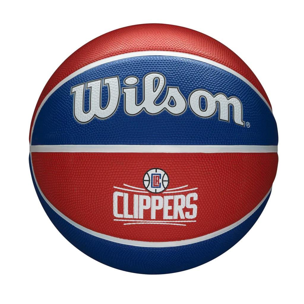 Wilson Sporting Goods Balls Los Angeles Clippers Wilson NBA Team Tribute Full Size Outdoor Basketball Ball