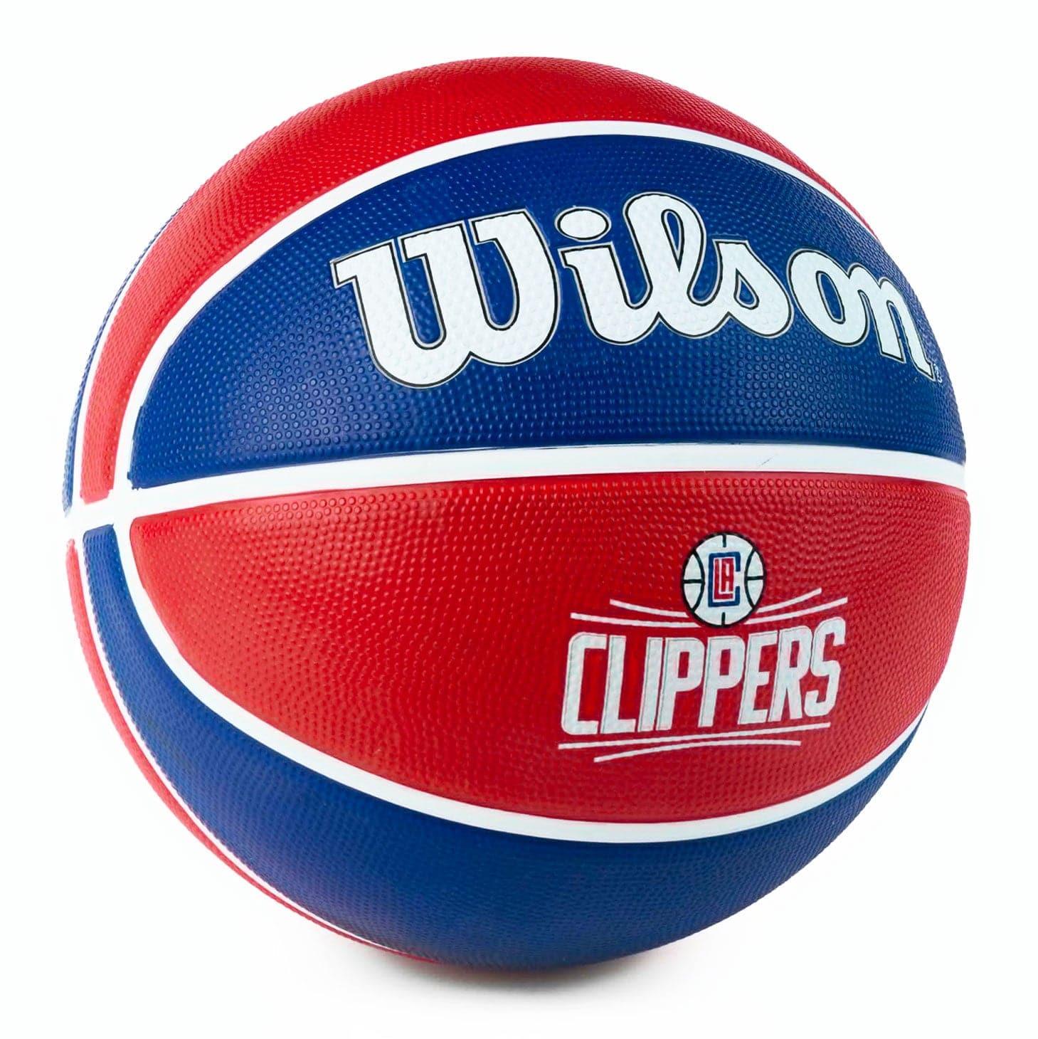Wilson Sporting Goods Balls Los Angeles Clippers Wilson NBA Team Tribute Full Size Outdoor Basketball Ball