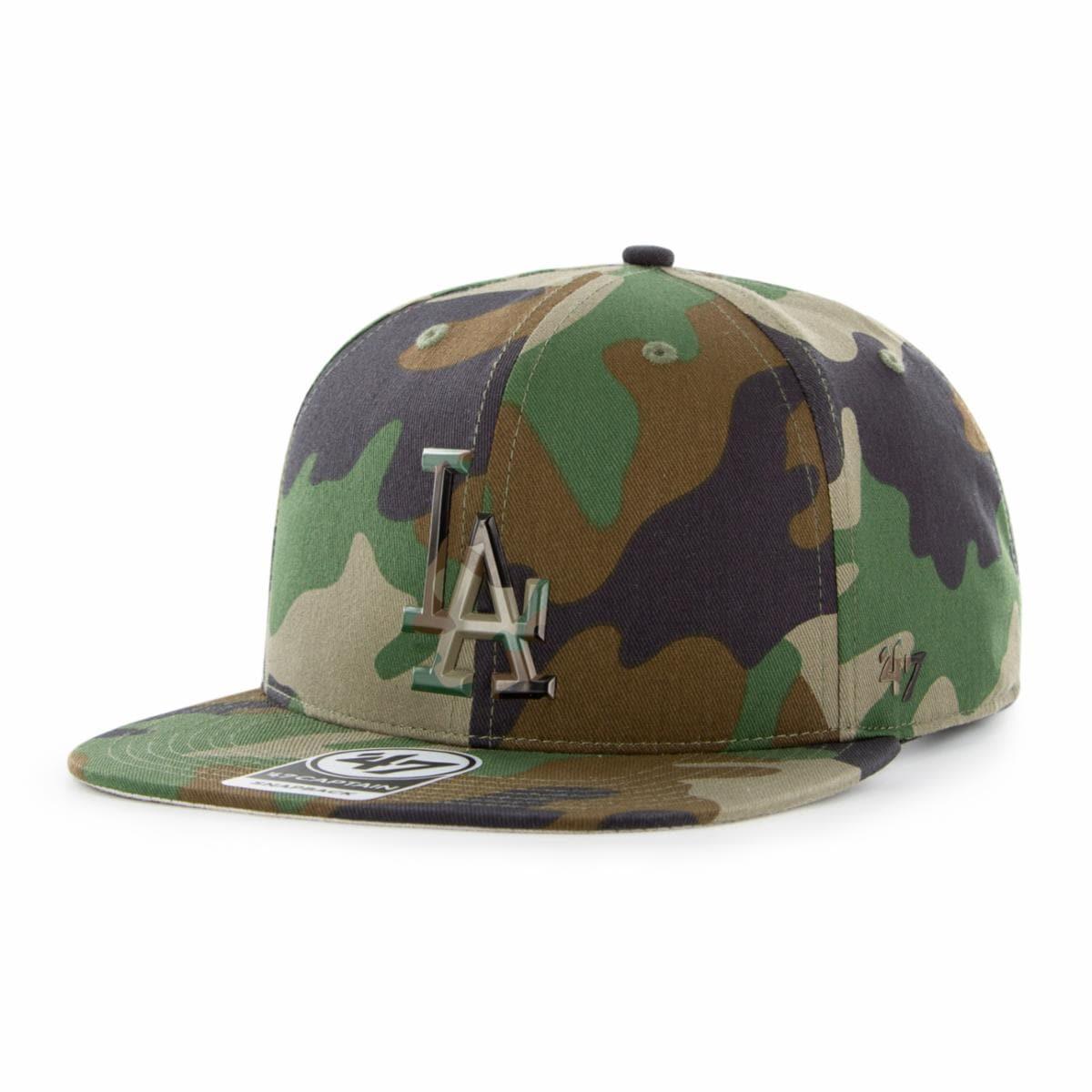 47 Brand Caps Los Angeles Dodgers ‘47 MLB Caster Camo Captain Snapback Hat