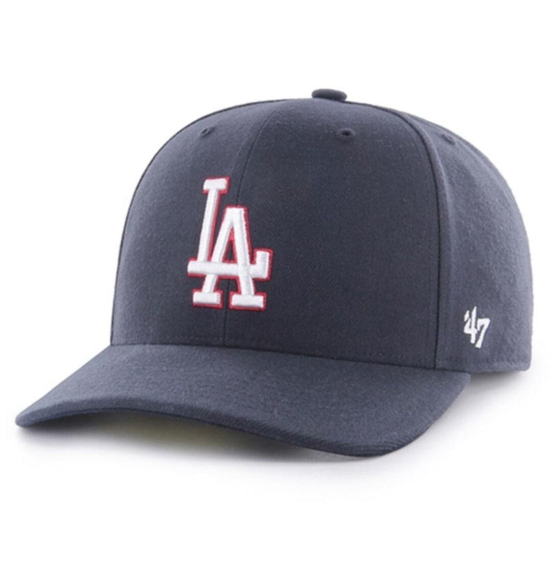47 Brand Caps Los Angeles Dodgers ‘47 MLB Cold Zone MVP DP Pre-Curved Snapback Hat - Navy