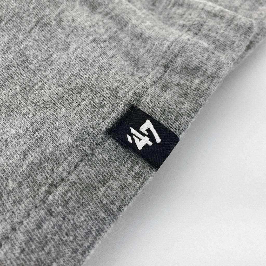47 Brand T-Shirts Los Angeles Dodgers '47 MLB Wordmark Splitter T-Shirt - Grey