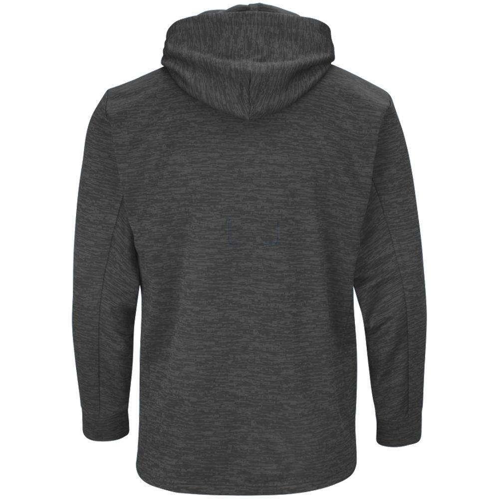 Majestic Athletic Jumpers Los Angeles Dodgers Majestic MLB Authentic Team Drive Hoodie - Granite