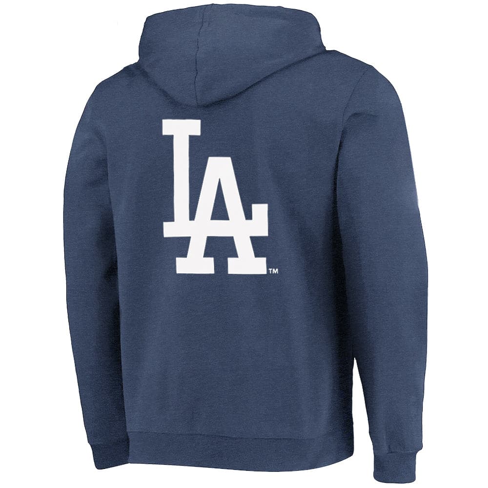 Majestic Athletic Jumpers Los Angeles Dodgers Majestic MLB Duke Hoodie Jumper - Ocean Blue