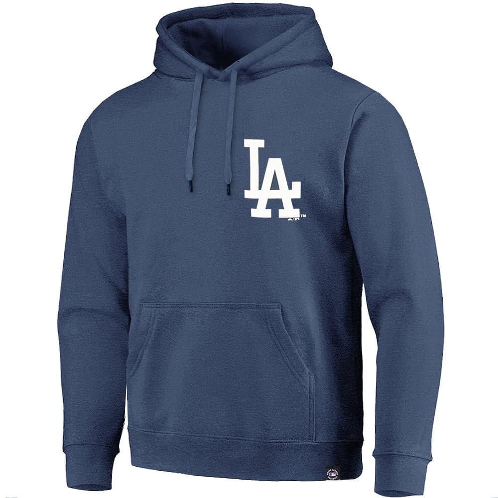 Majestic Athletic Jumpers Los Angeles Dodgers Majestic MLB Duke Hoodie Jumper - Ocean Blue
