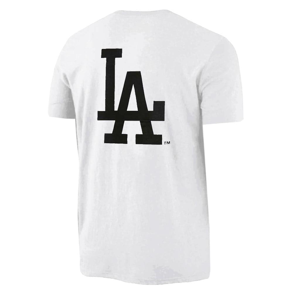 Majestic Athletic T-Shirts Los Angeles Dodgers Majestic MLB Jeaner T-Shirt - White