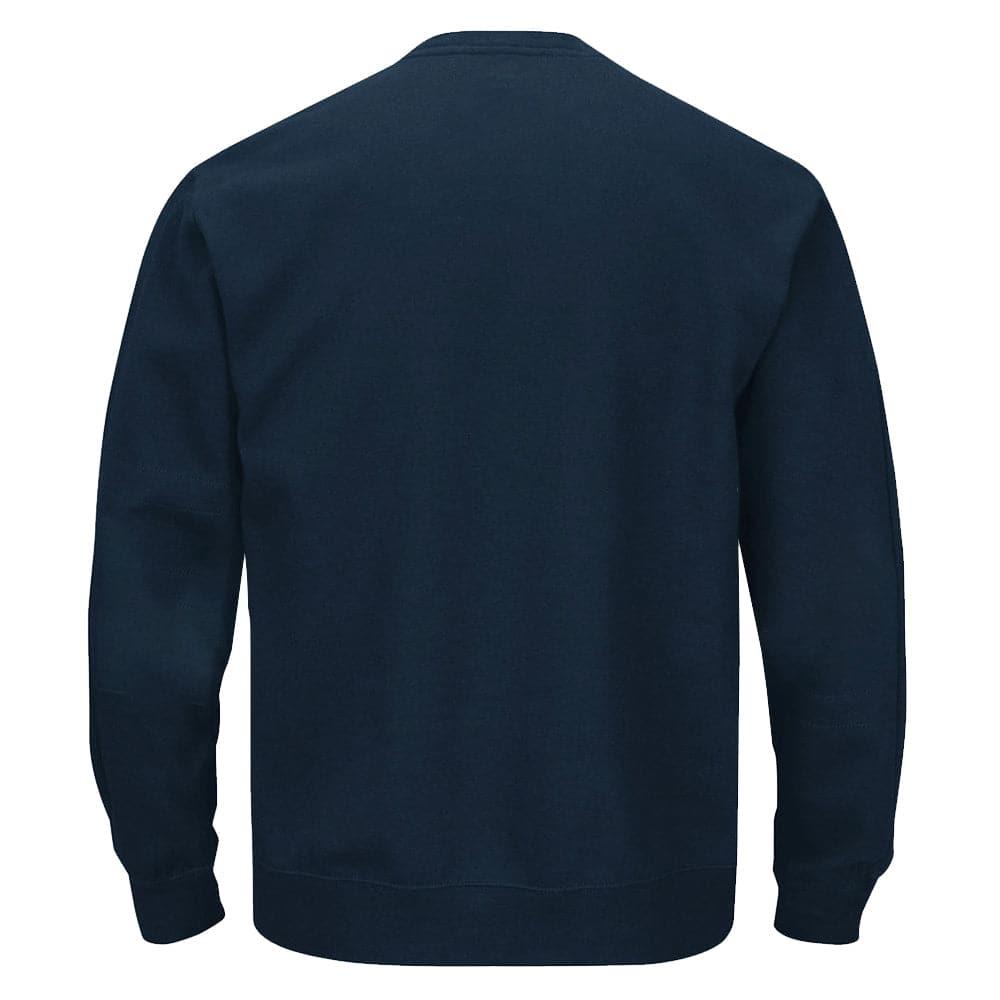 Majestic Athletic Jumpers Los Angeles Dodgers Majestic MLB Large Patch Logo Crew Jumper - Navy