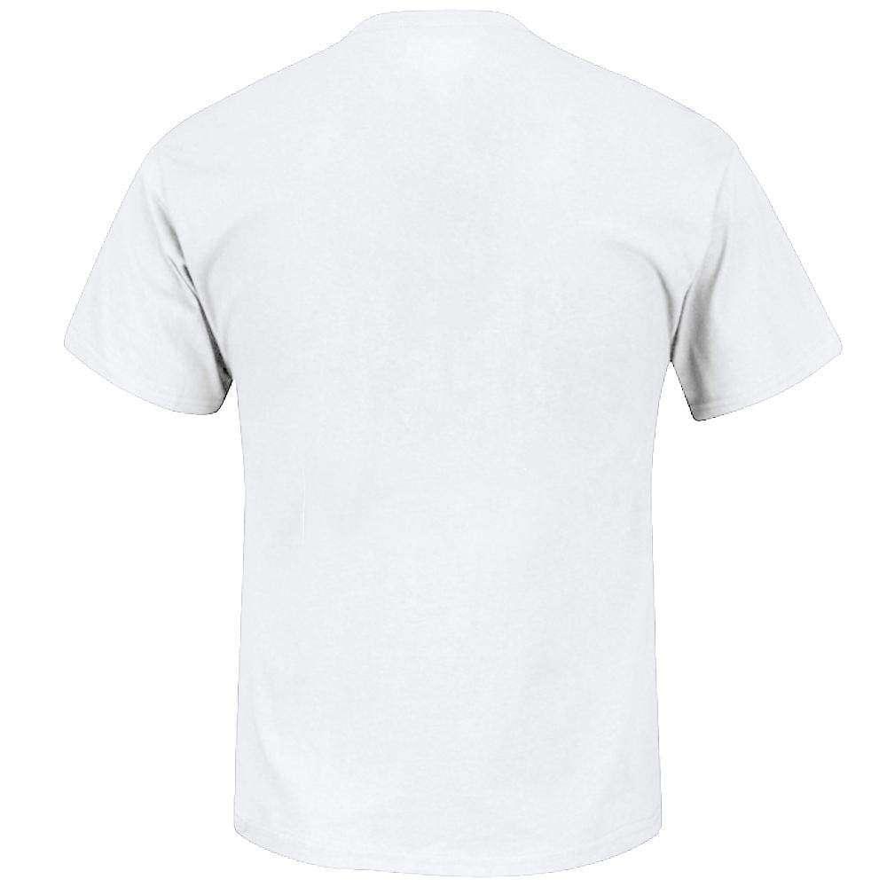 Majestic Athletic T-Shirts L Los Angeles Dodgers Majestic MLB Macy Logo T-Shirt - White