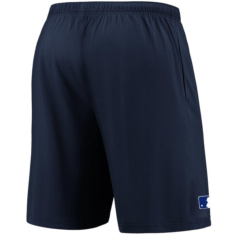 Majestic Athletic Shorts Los Angeles Dodgers Majestic MLB Mesh Basic Shorts - Navy