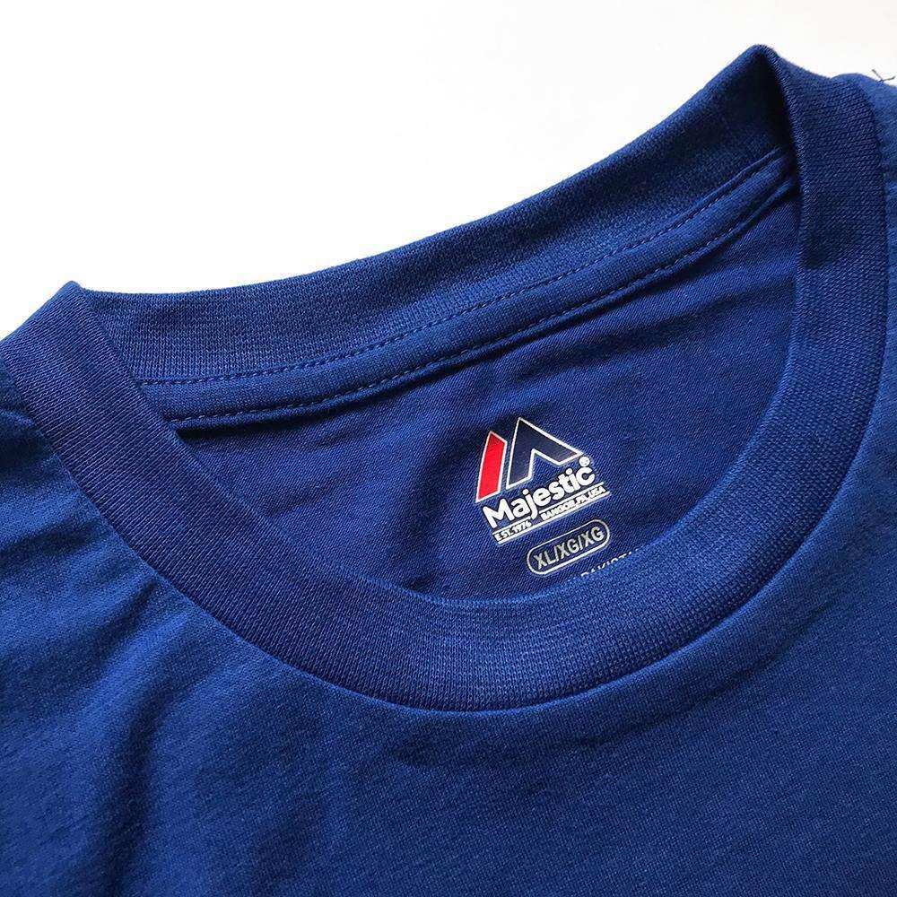 Majestic Athletic T-Shirts Los Angeles Dodgers Majestic MLB Precision Play T-Shirt - Blue