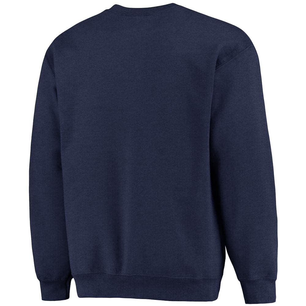 Majestic Athletic Jumpers Los Angeles Dodgers Majestic MLB Wordmark Vintage Crew Jumper - Navy