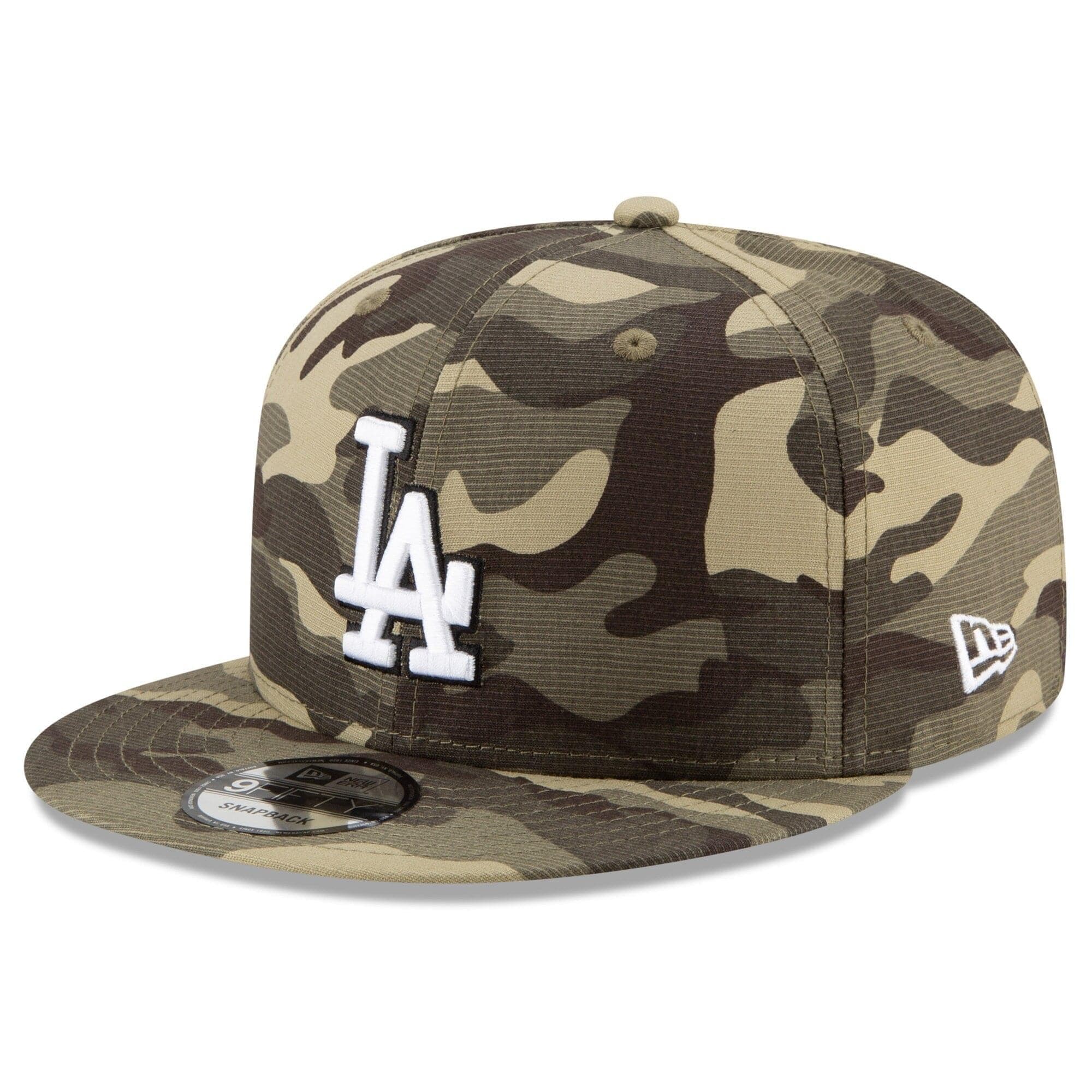 New Era Caps Los Angeles Dodgers New Era MLB 2021 Armed Forces 9FIFTY Snapback Hat - Camo