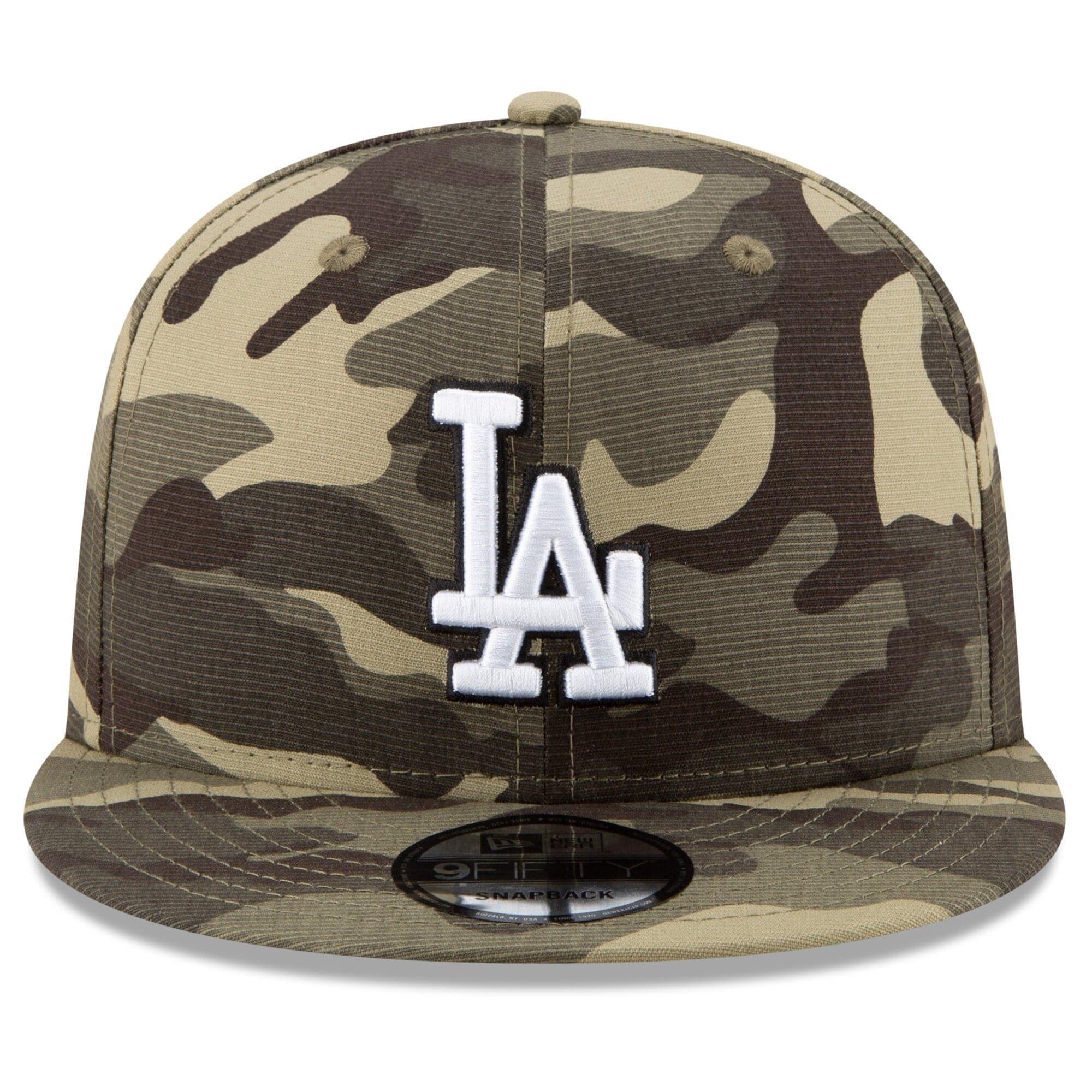 New Era Caps Los Angeles Dodgers New Era MLB 2021 Armed Forces 9FIFTY Snapback Hat - Camo