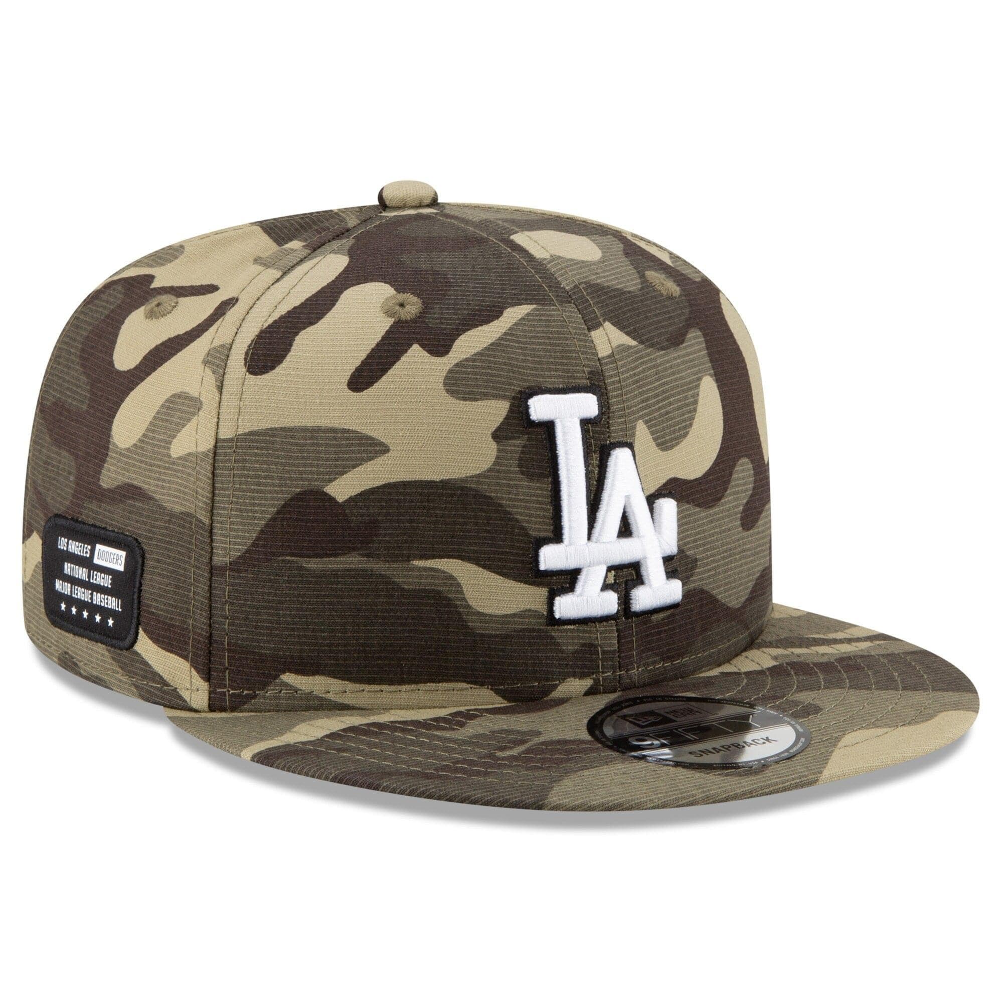 New Era Caps Los Angeles Dodgers New Era MLB 2021 Armed Forces 9FIFTY Snapback Hat - Camo